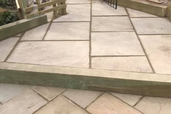Indian paving, porcelain tiles and flagging work
